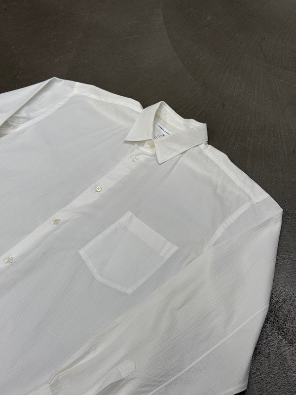 2010s Comme des Garçons oversized cotton long sleeve shirt