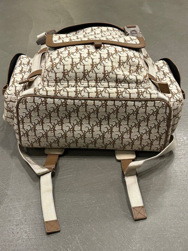 2022 Dior X Cactus Jack Oblique jacquard backpack