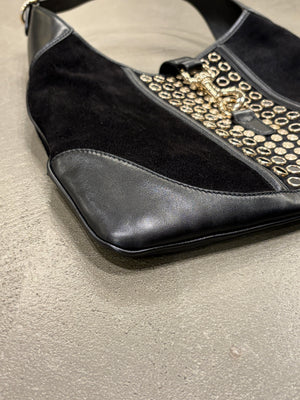 2002-2004 Gucci by Tom ford studded suede Jackie bag