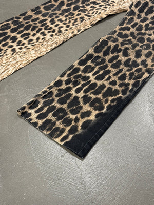 2000S Cavalli leopard print pants