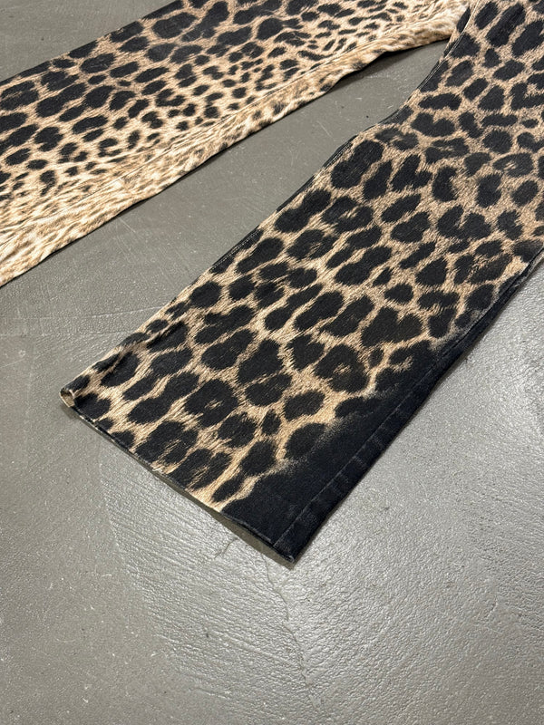 2000S Cavalli leopard print pants
