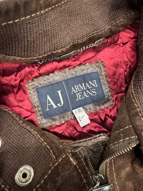 1990s Armani Dragon Hide leather skin jacket