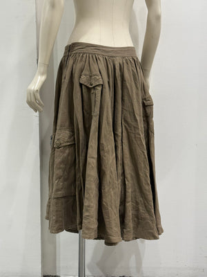 S/S2003 Dolce & Gabbana multi pocket cargo military skirt
