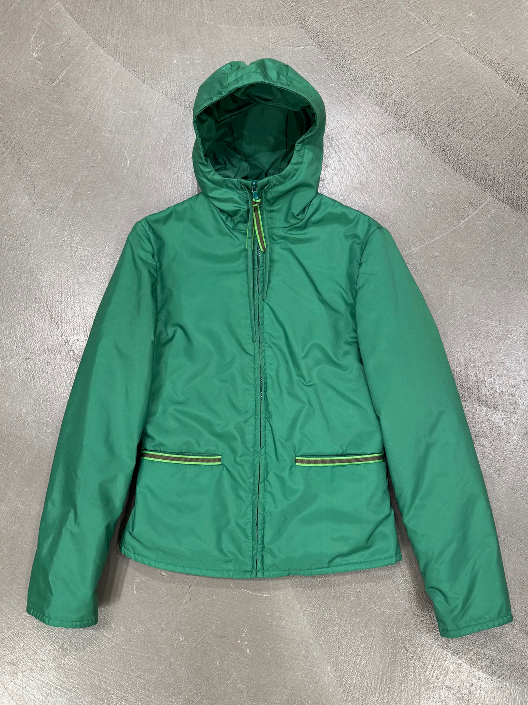 S/S1999 Miu Miu green nylon technical jacket
