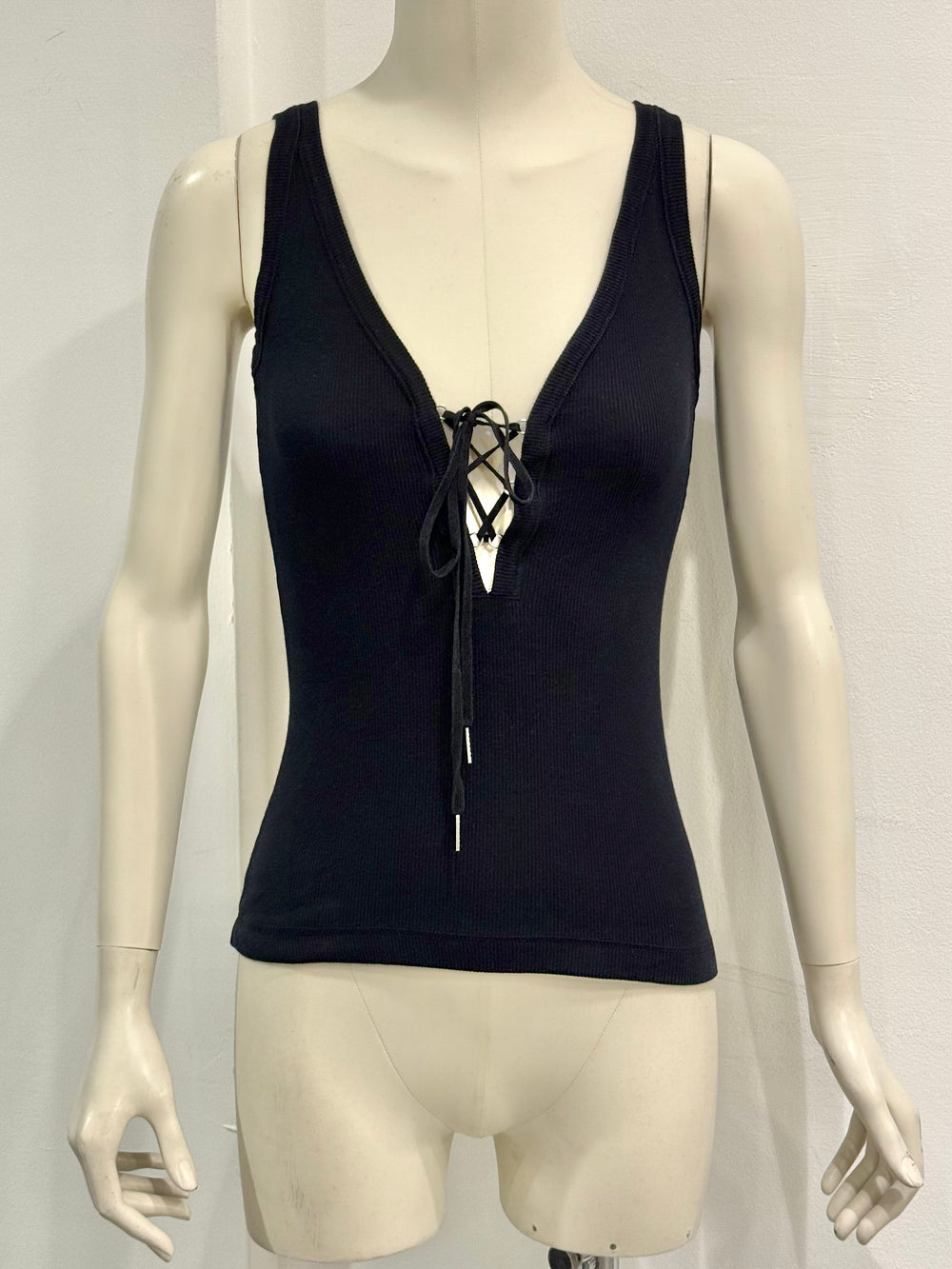 S/S2003 Dolce & Gabbana lace-up tank top