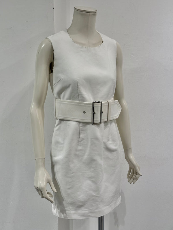 A/W2010 Comme des Garçons belted sheath dress