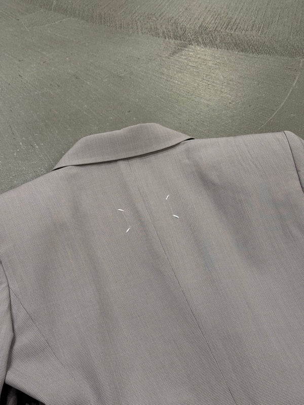 S/S2008 Maison Margiela deconstructed collar tailored suit blazer