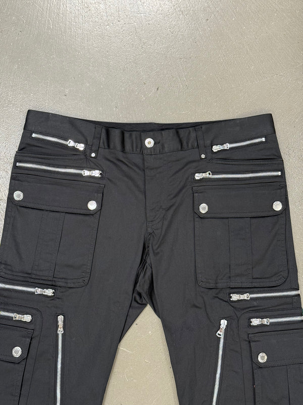 S/S2008 Dolce & Gabbana runway multi zipper cargo shorts