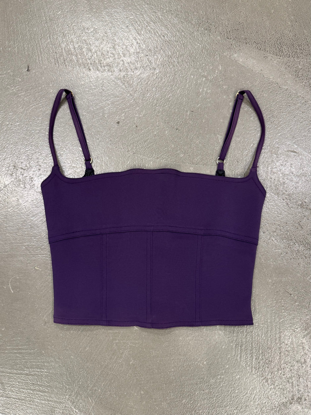 Plein Sud square neckline sleeveless corset