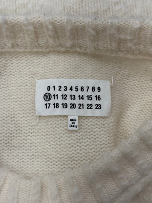 F/W2019 Maison Margiela distressed wool sweater