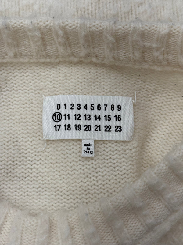F/W2019 Maison Margiela distressed wool sweater