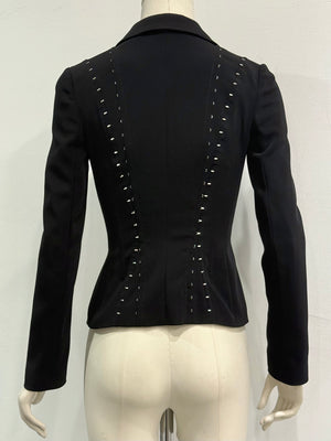 A/W2003 Dolce & Gabbana hook eyelet blazer jacket