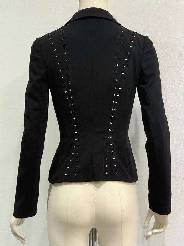 A/W2003 Dolce & Gabbana hook eyelet blazer jacket