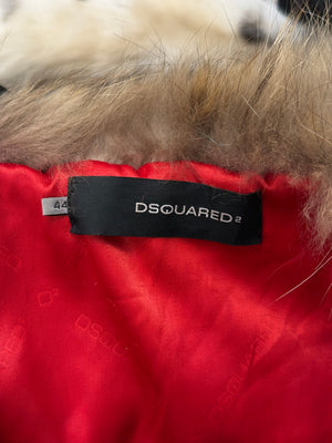 A/W2007 Dsquared2 oversized fur collar moto jacket