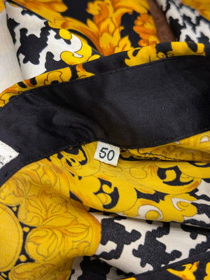 1993 Gianni Versace iconic baroque silk shirt