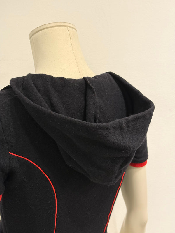 A/W2002 Dolce & Gabbana corset hooded top