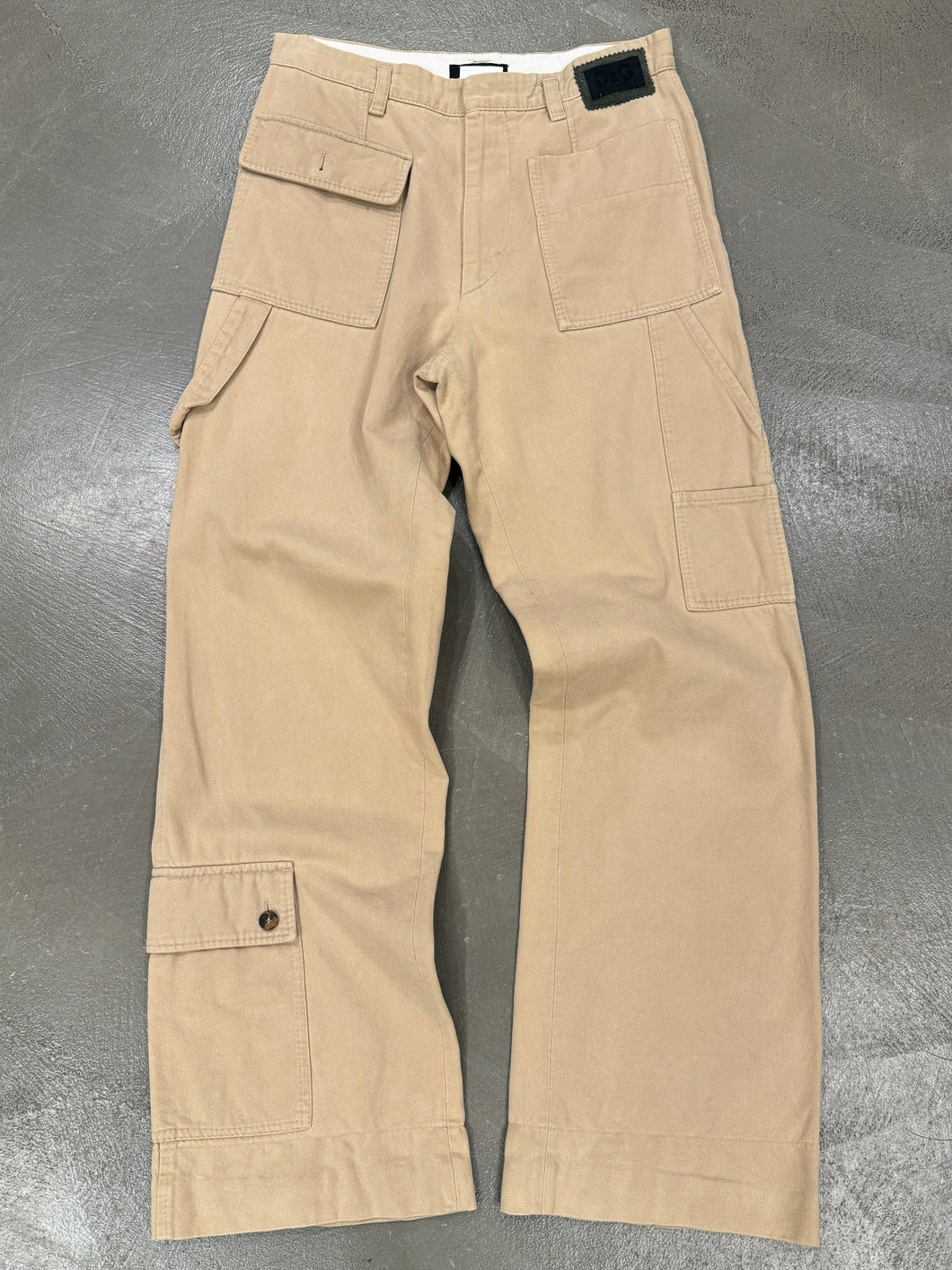 F/W 2001 Dolce & Gabbana reverse carpenter pants