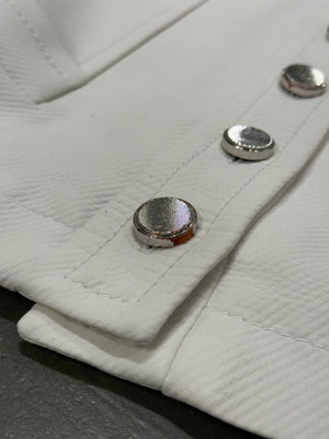 2000s Miu Miu cropped single breasted jacket