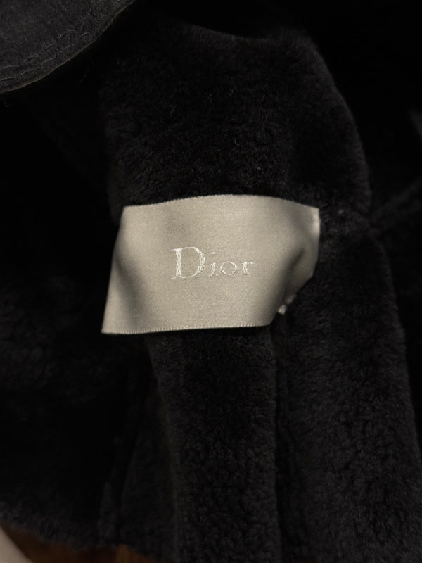 A/W2007 Dior by Hedi Slimane “Navigate” shearling bondage leather jacket