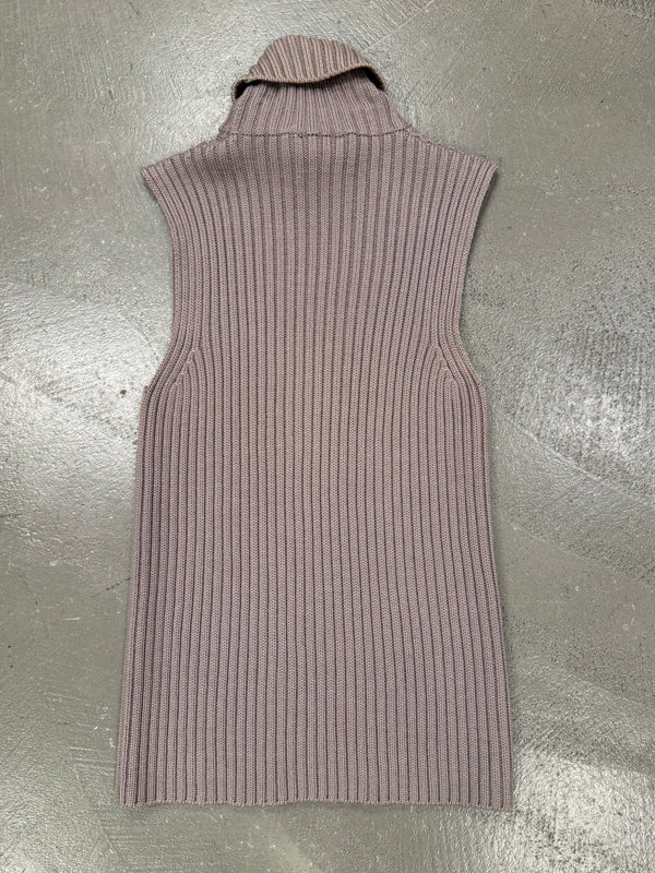 2000s Prada knit turtleneck vest