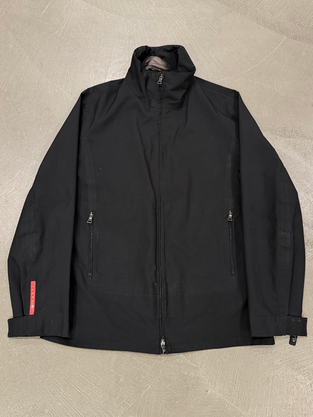 2000s Prada technical zip-up jacket