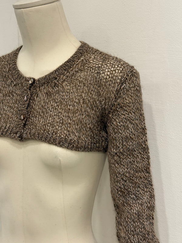 1999 Dolce & Gabbana runway cropped cardigan