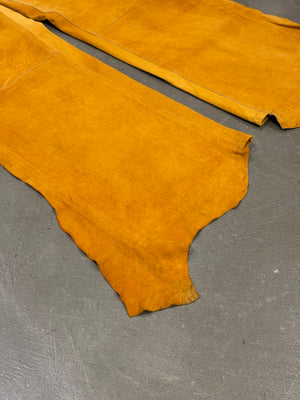 2000s Jean Paul Gaultier hybrid leather pants