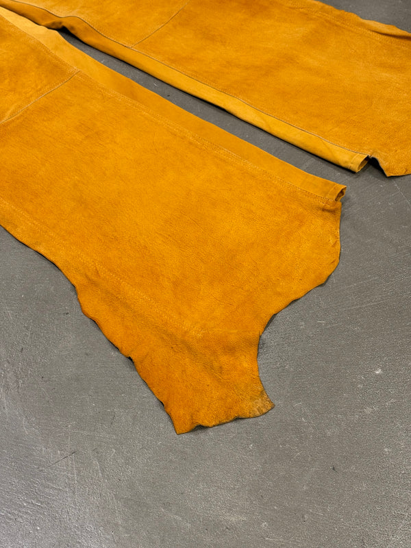 2000s Jean Paul Gaultier hybrid leather pants