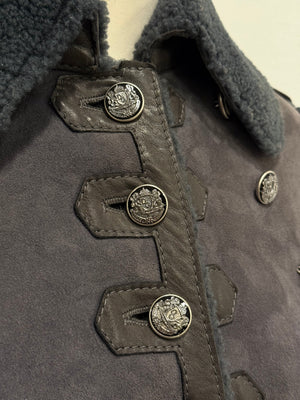 F/W2006 Dolce & Gabbana shearling napoleon coat