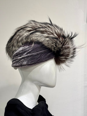A/W2007 Christian Dior by John Galliano runway Mohawk fox fur hat - NEW
