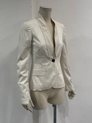 2004 Gucci white fitted blazer