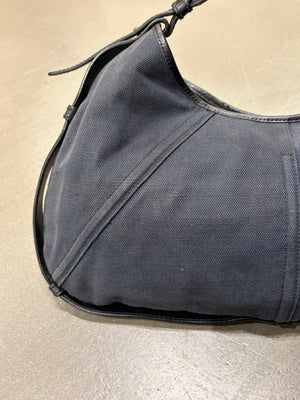 2002 Yves Saint Laurent by Tom Ford Mombasa blue canvas bag