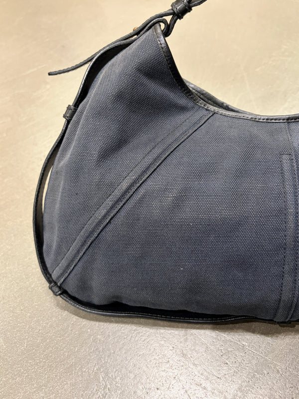 2002 Yves Saint Laurent by Tom Ford Mombasa blue canvas bag