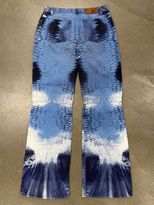 2000s Cavalli printed jeans