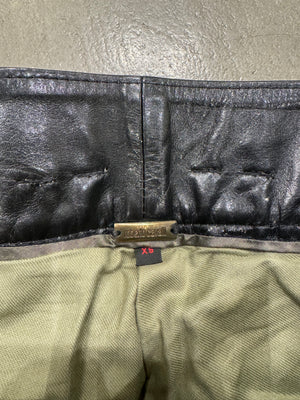 2000s Roberto Cavalli mainline biker leather pants