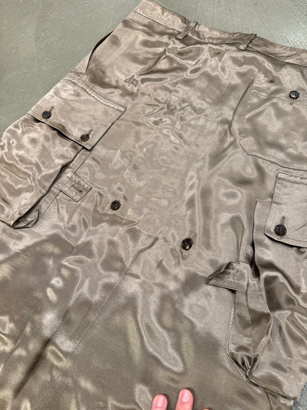 Early 2000s Ann Demeulemeester adjustable cargo maxi skirt