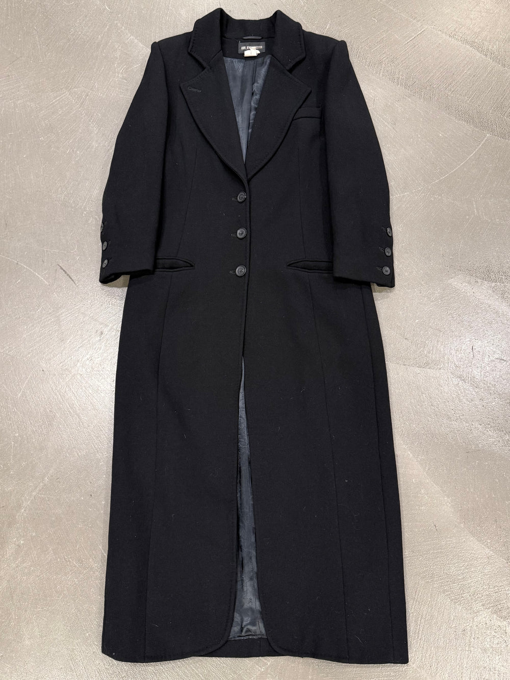 2000s Ann Demeulemeester long wool coat