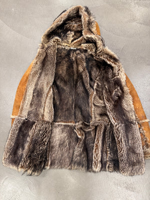 2001 Dolce & Gabbana real lamb fur shearling coat
