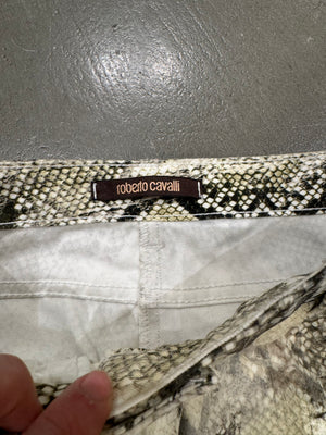 2001 Roberto Cavalli snake skin pants