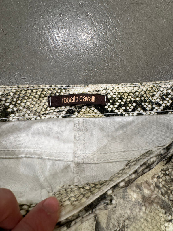 2001 Roberto Cavalli snake skin pants