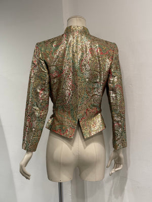 F/W1995 Yves Saint Laurent paisley jacquard jacket