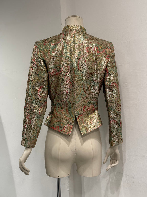 F/W1995 Yves Saint Laurent paisley jacquard jacket