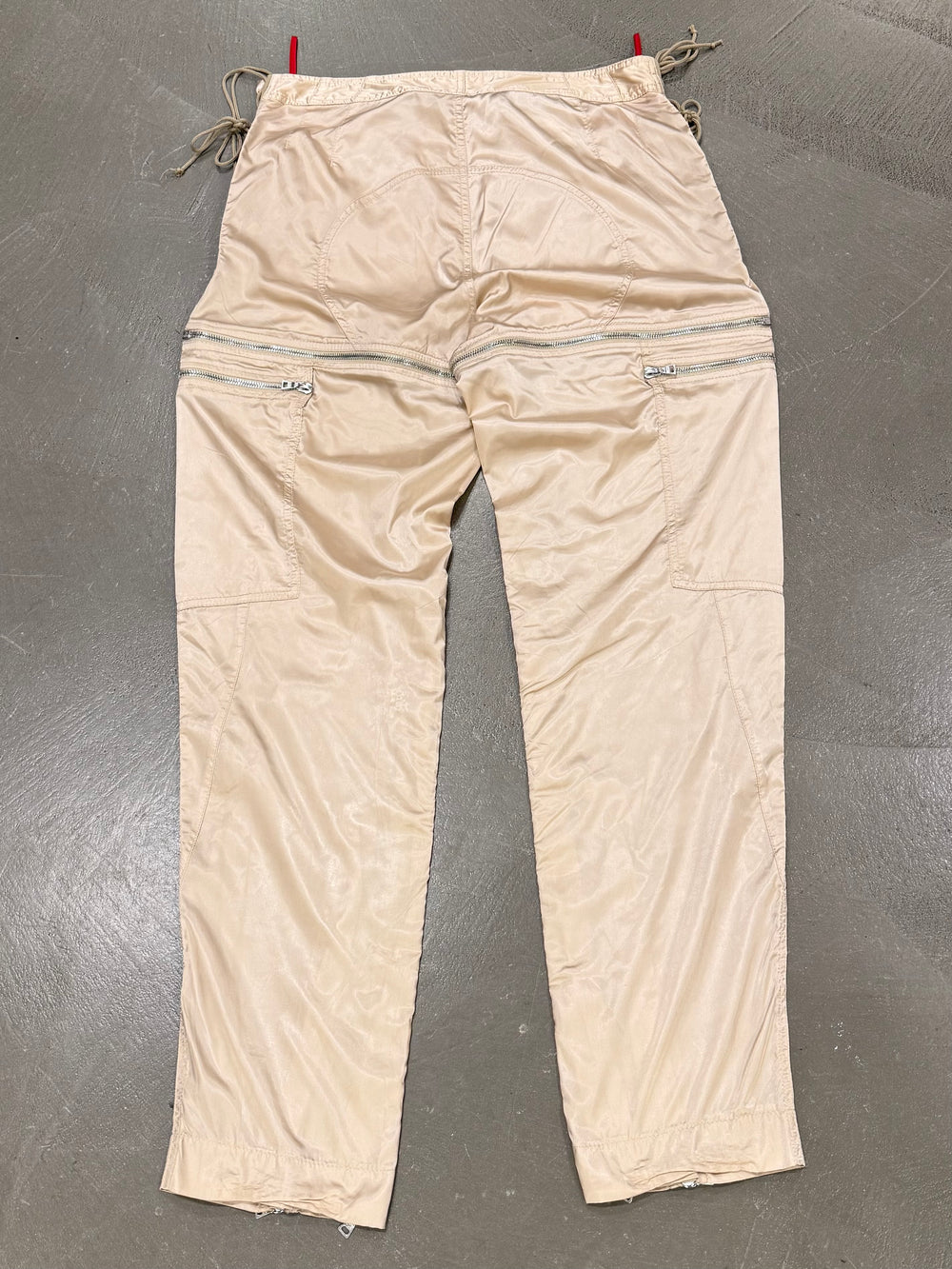 1999 Prada astro biker zipper pants