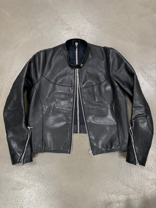 S/S2011 Acne Studios back zip leather jacket