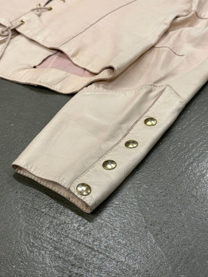 S/S2004 Roberto Cavalli runway western leather jacket