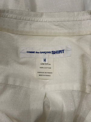2010s Comme des Garçons oversized cotton long sleeve shirt