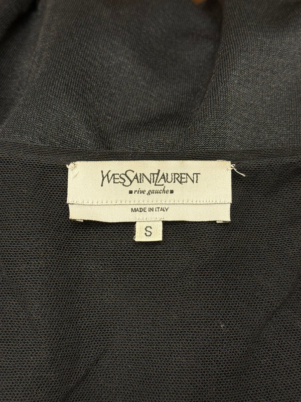 2000s Yves Saint Laurent by Tom Ford silk sheer blouse