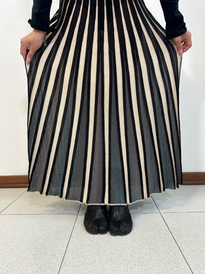 1990s Jean Paul Gaultier iridescent elastic skirt