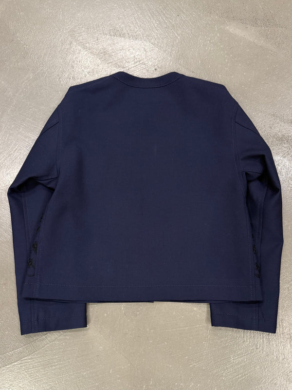 Comme des Garçons flower embroidery cropped jacket