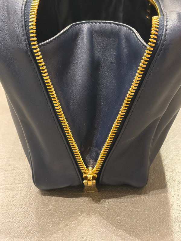 2020S Miu Miu leather bowling bag